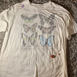 american eagle butterfly tee